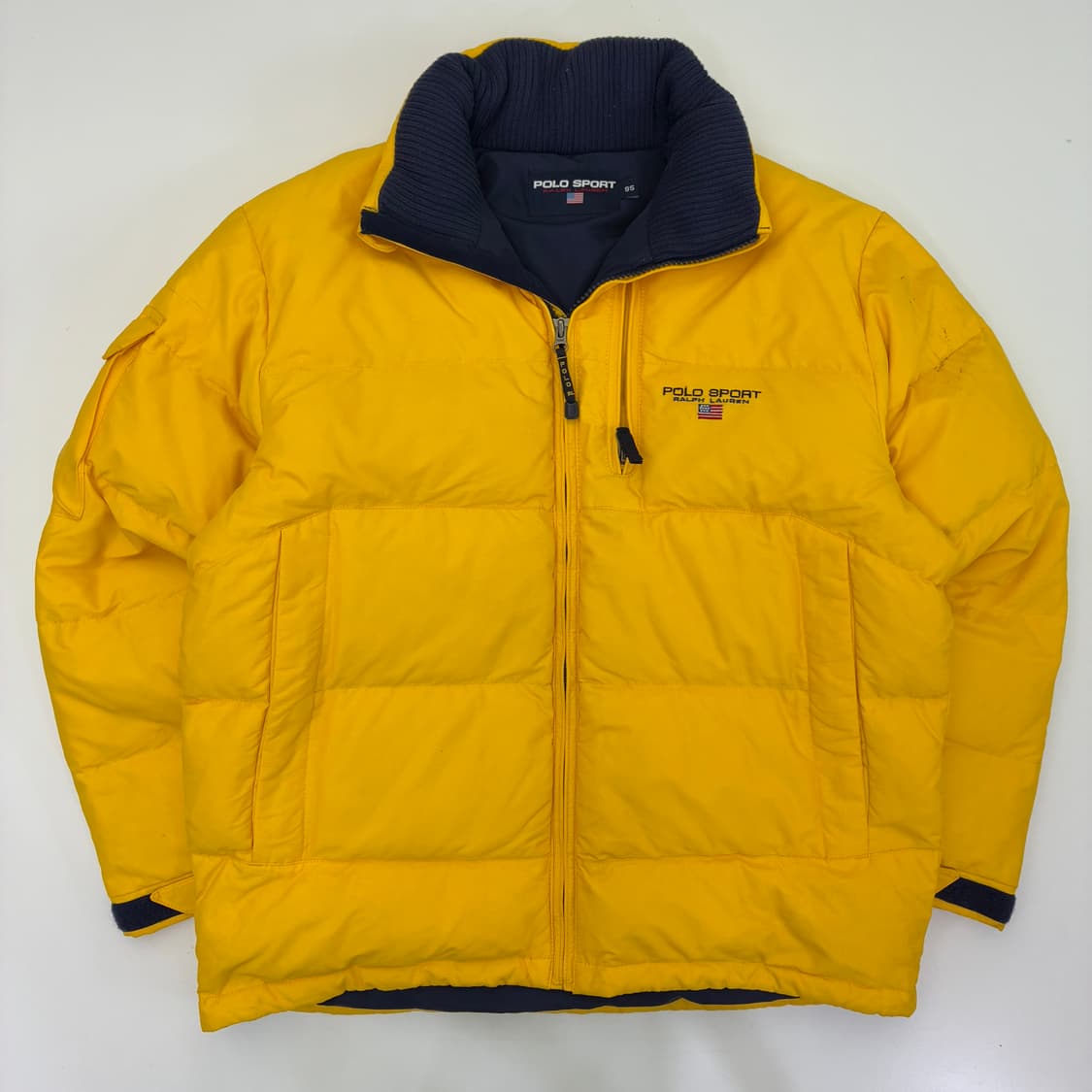 Polo  폴로 스포츠 랄프로렌 90,s 옐로우 덕다운 패딩 상품이미지3