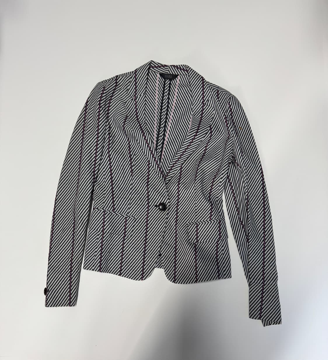 여성 한섬 타임 Time 이태리 스트라이프 자켓 상품이미지1