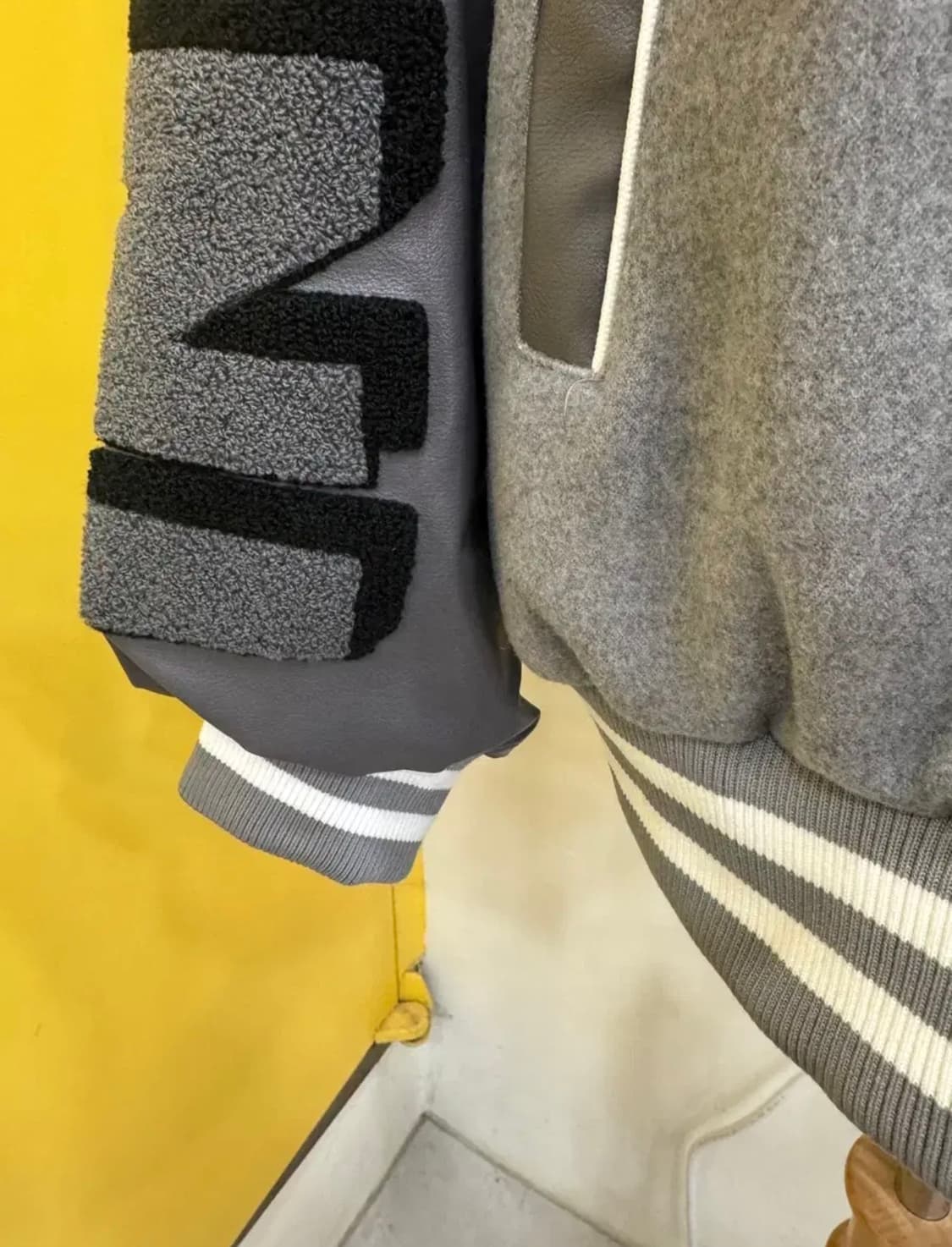 INNSERSE 시그니처 패치 바시티 자켓 / 오버핏 상품이미지5