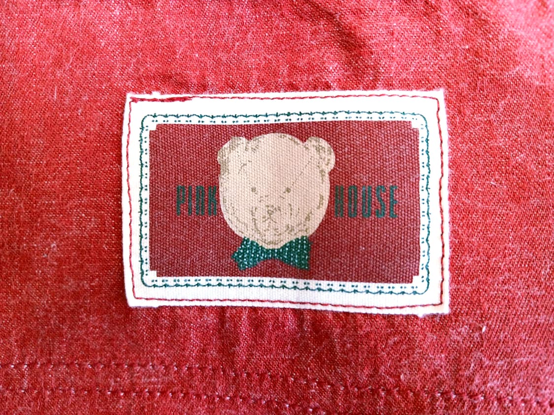 PINK HOUSE 베어 자수 오버롤 (Red) 상품이미지3