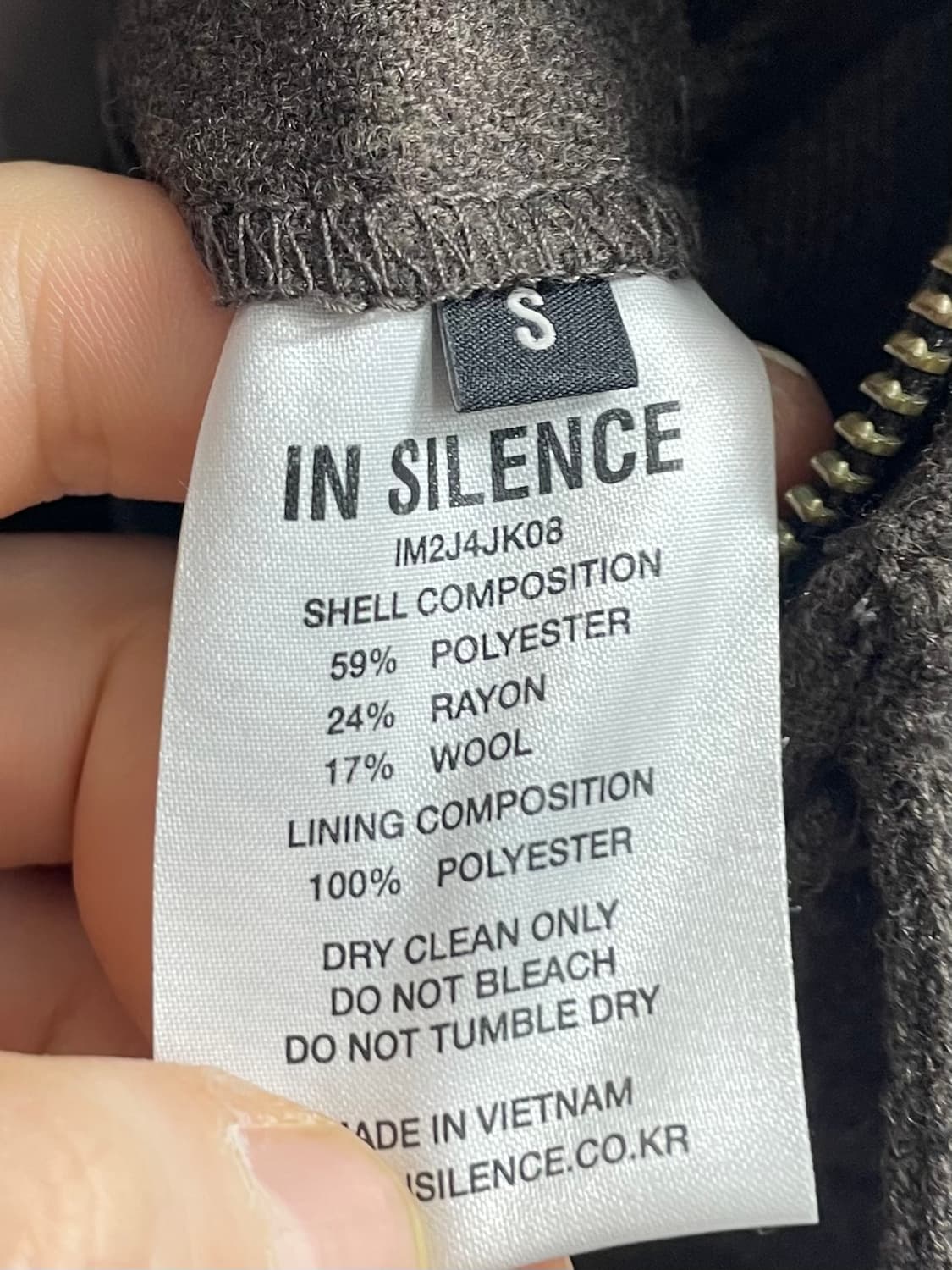 인사일런스 울 드레이프 플라이트 블루종 (on.312) 상품이미지6