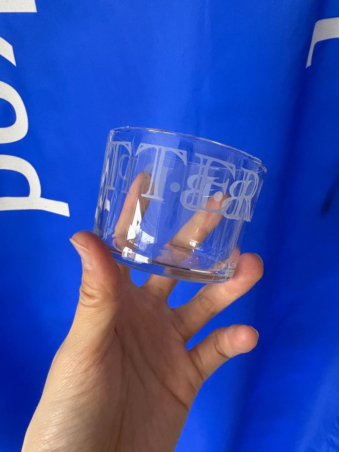 LOGO GLASS CUP 로고 유리컵 상품이미지1