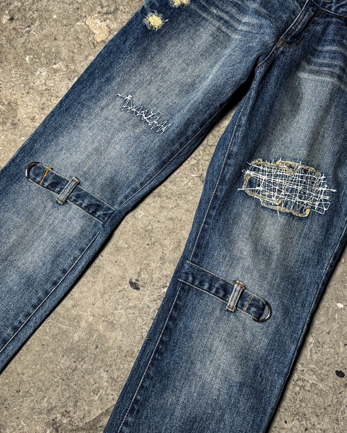 HELL CAT PUNKS – Zip Denim Bondage Pants 상품이미지4