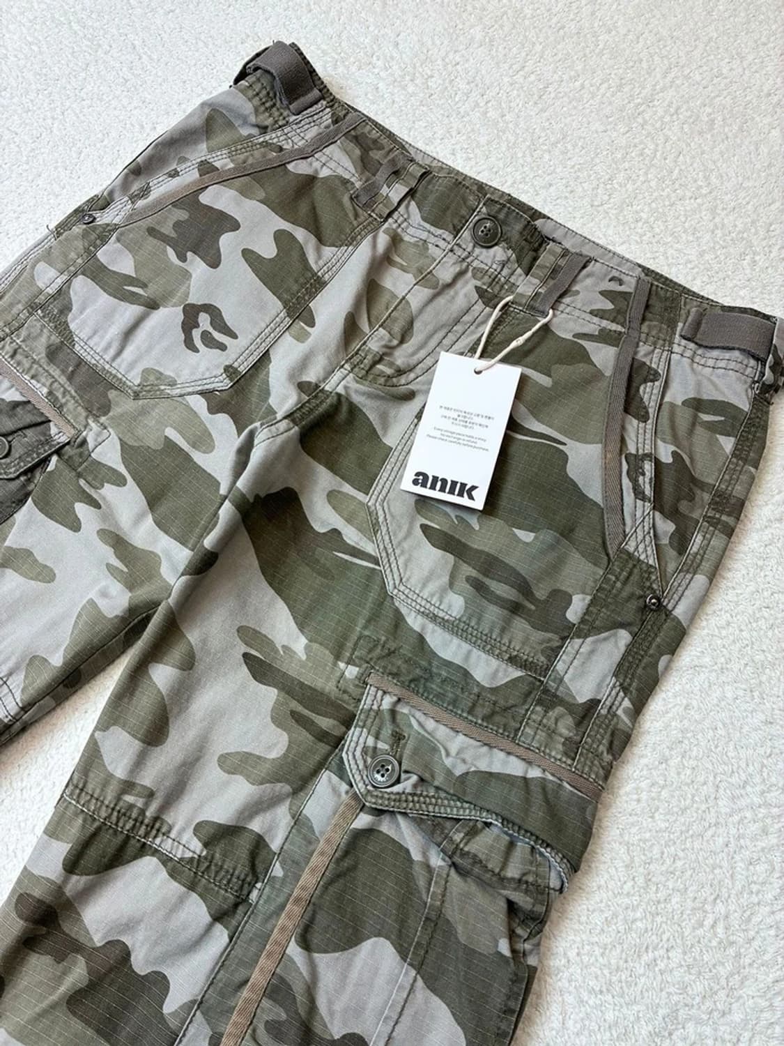 리트머스 00's 밀리터리 립스탑 카모 카고 팬츠 PN6214 상품이미지2