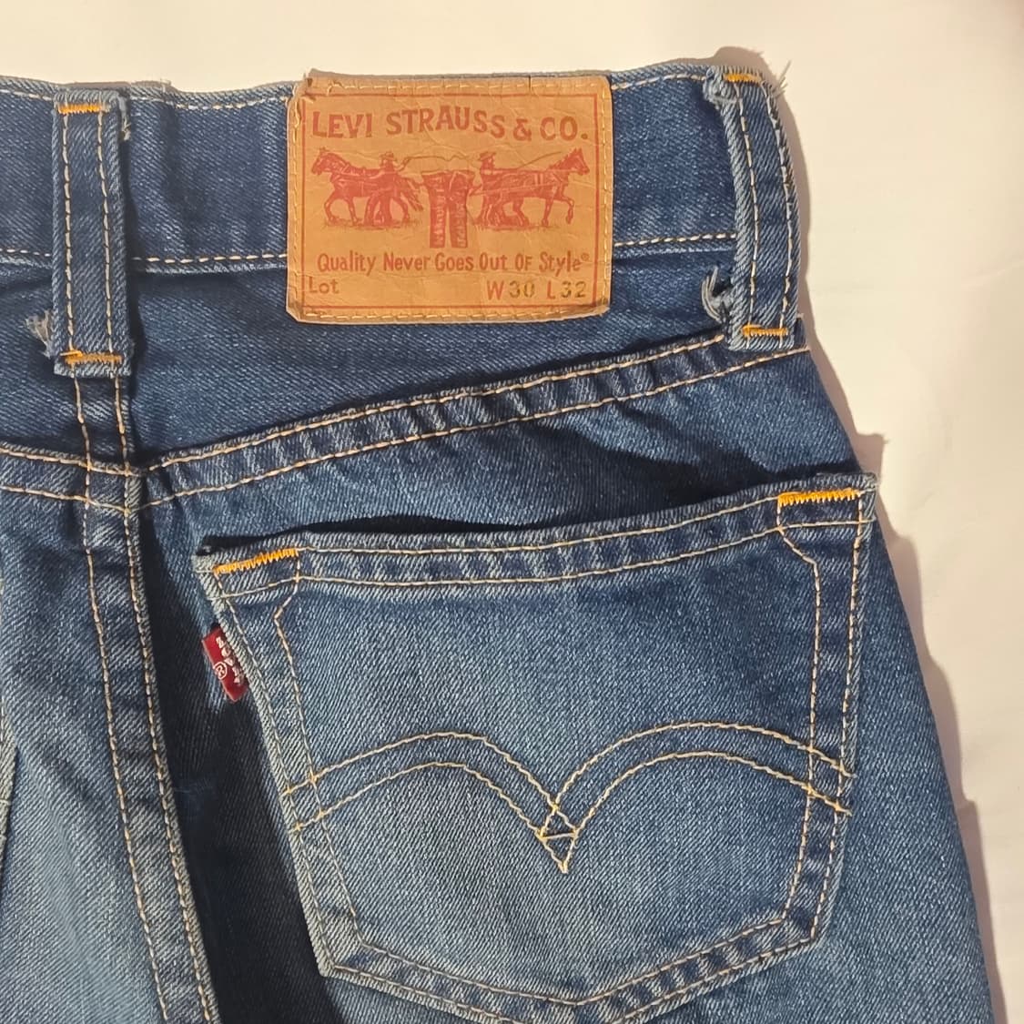 [W30L32]00s 리바이스 타입원 아이코닉 스트레이트 데님 팬츠 상품이미지7