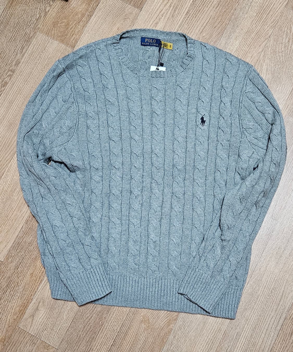 폴로 꽈배기 니트 상품이미지1