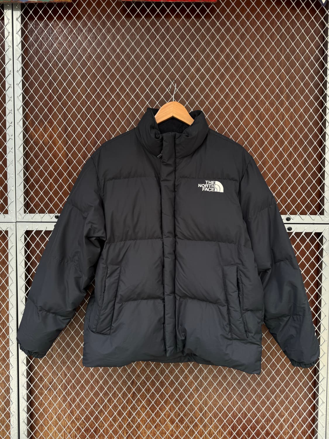 노스페이스 화이트라벨 리버튼 티볼 블랙 패딩 자켓 M 상품이미지1