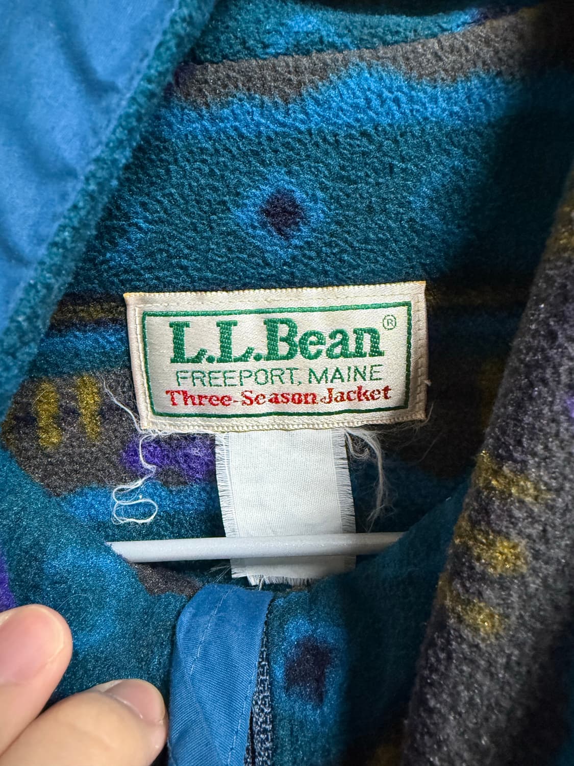 [XL] LL Bean 쓰리시즌 웜업 자켓 블루 상품이미지4