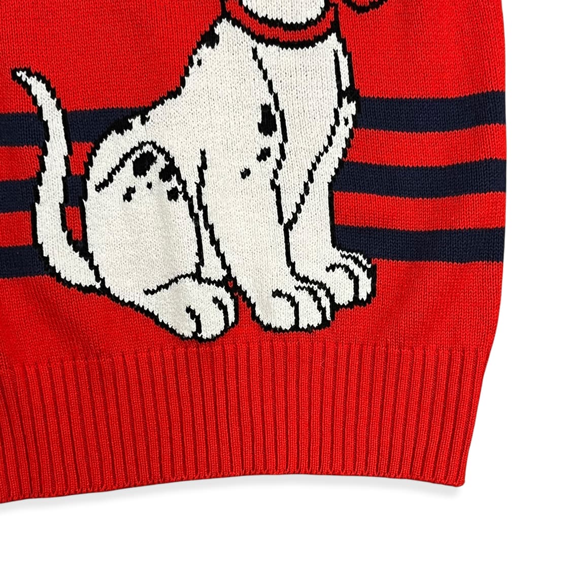 Dalmatian Red Knit Vest 상품이미지4