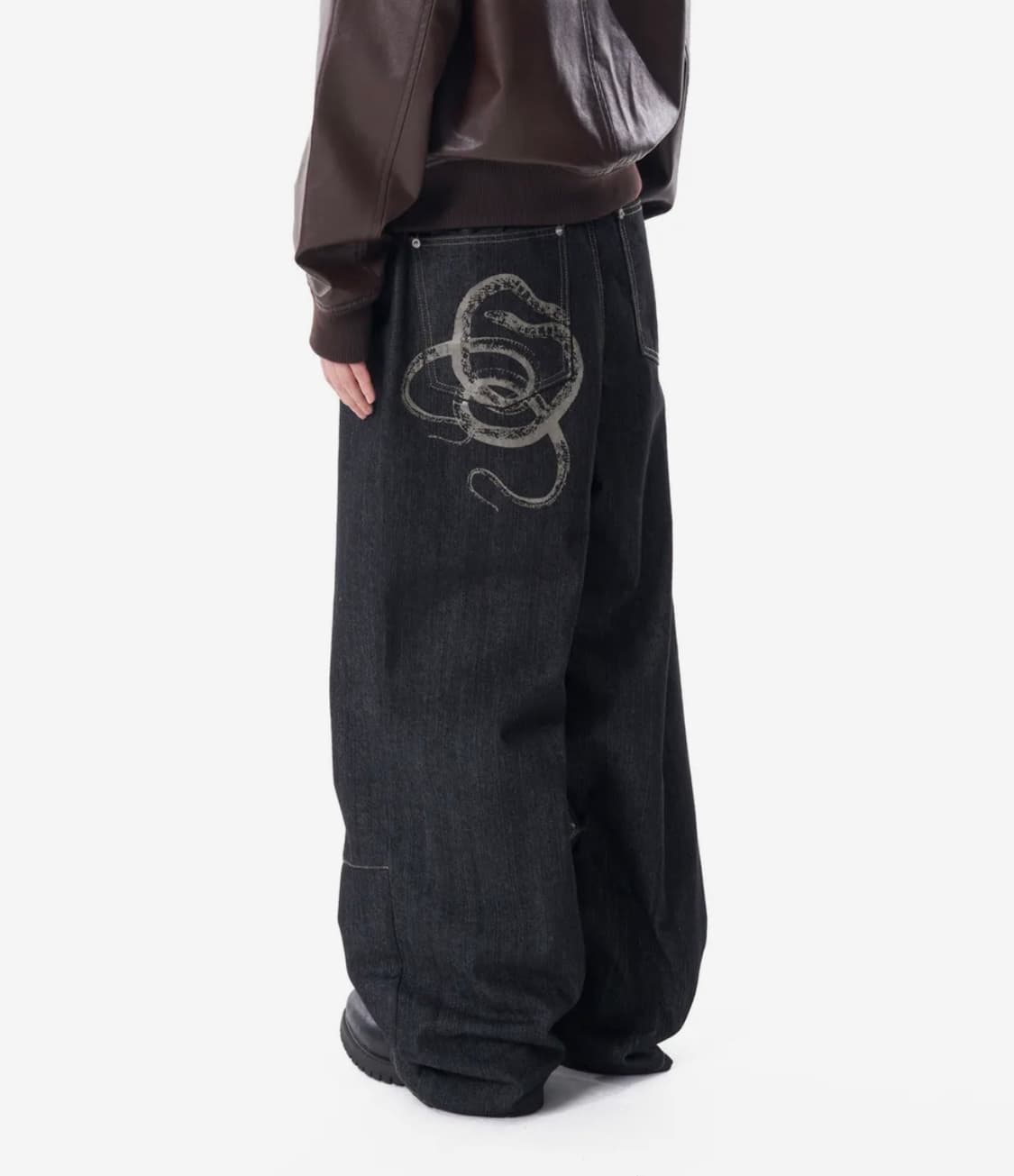 아캄 스네이크 데님팬츠 상품이미지1