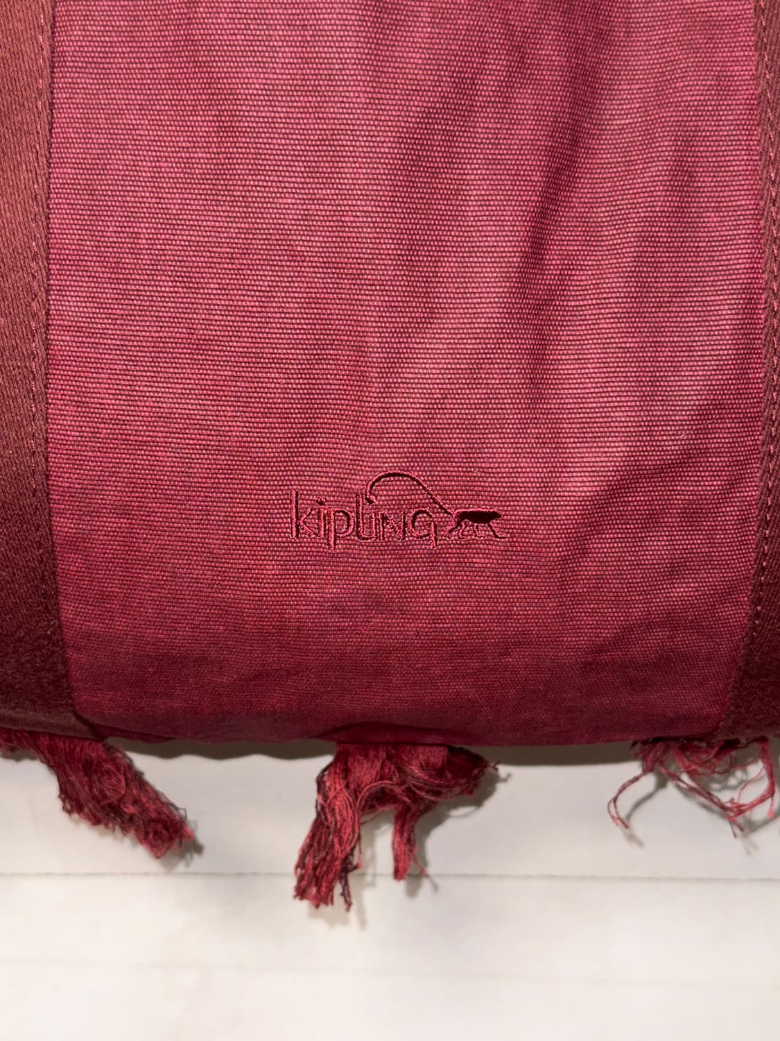 Kipling burgundy multi pocket tote bag 상품이미지7
