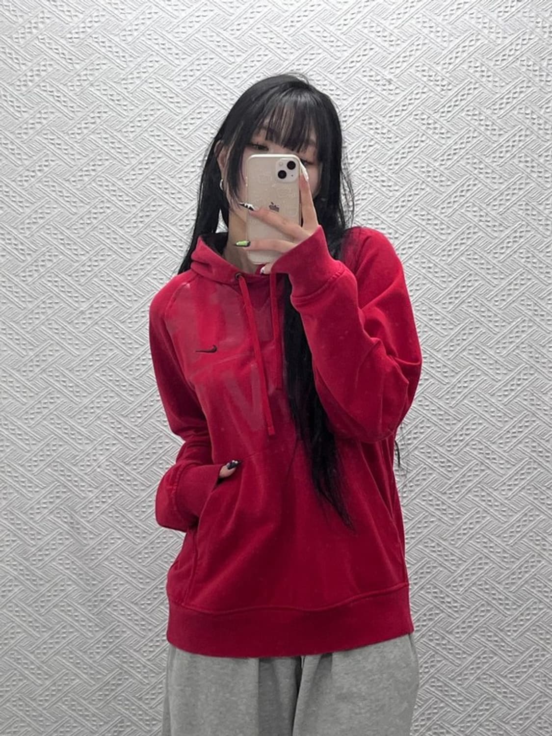 나이키 올드스쿨 레트로 스트릿 프린팅 후드티 L C08718 상품이미지1