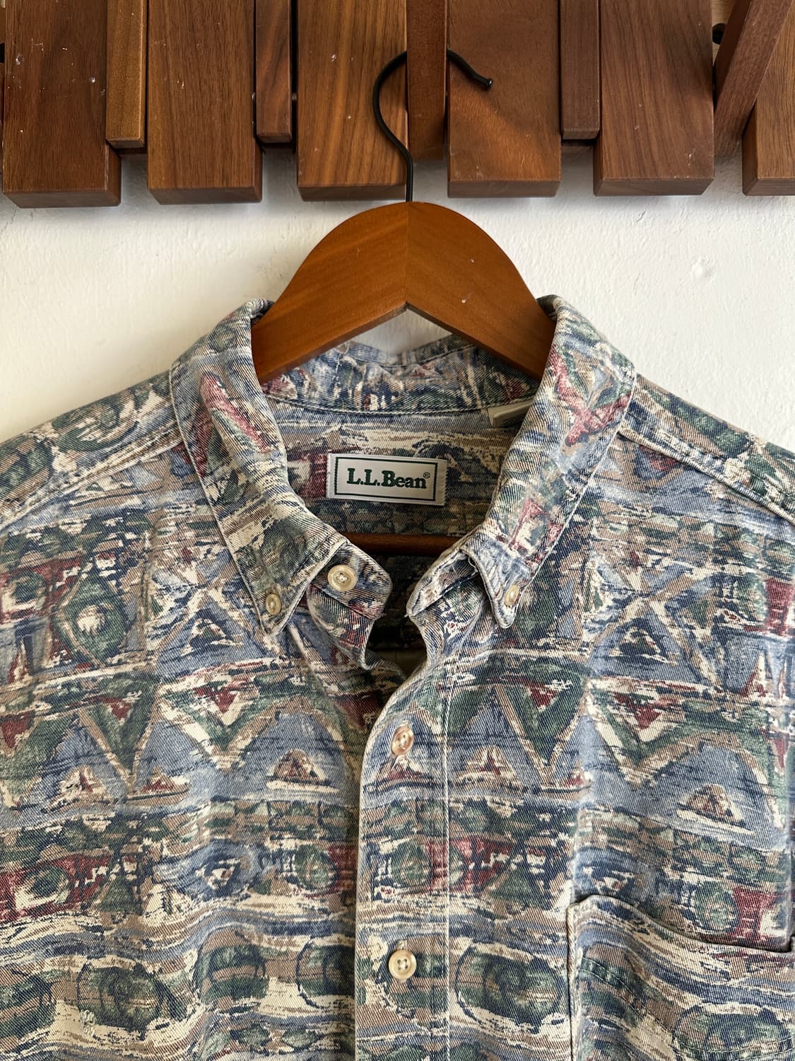 90~00s 엘엘빈 에스닉 셔츠 상품이미지2