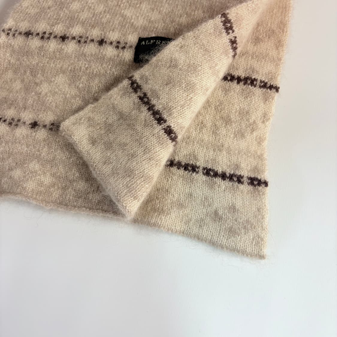 ALFRED ROWLAND cashmere 도트 캐시미어 모리 머 상품이미지3