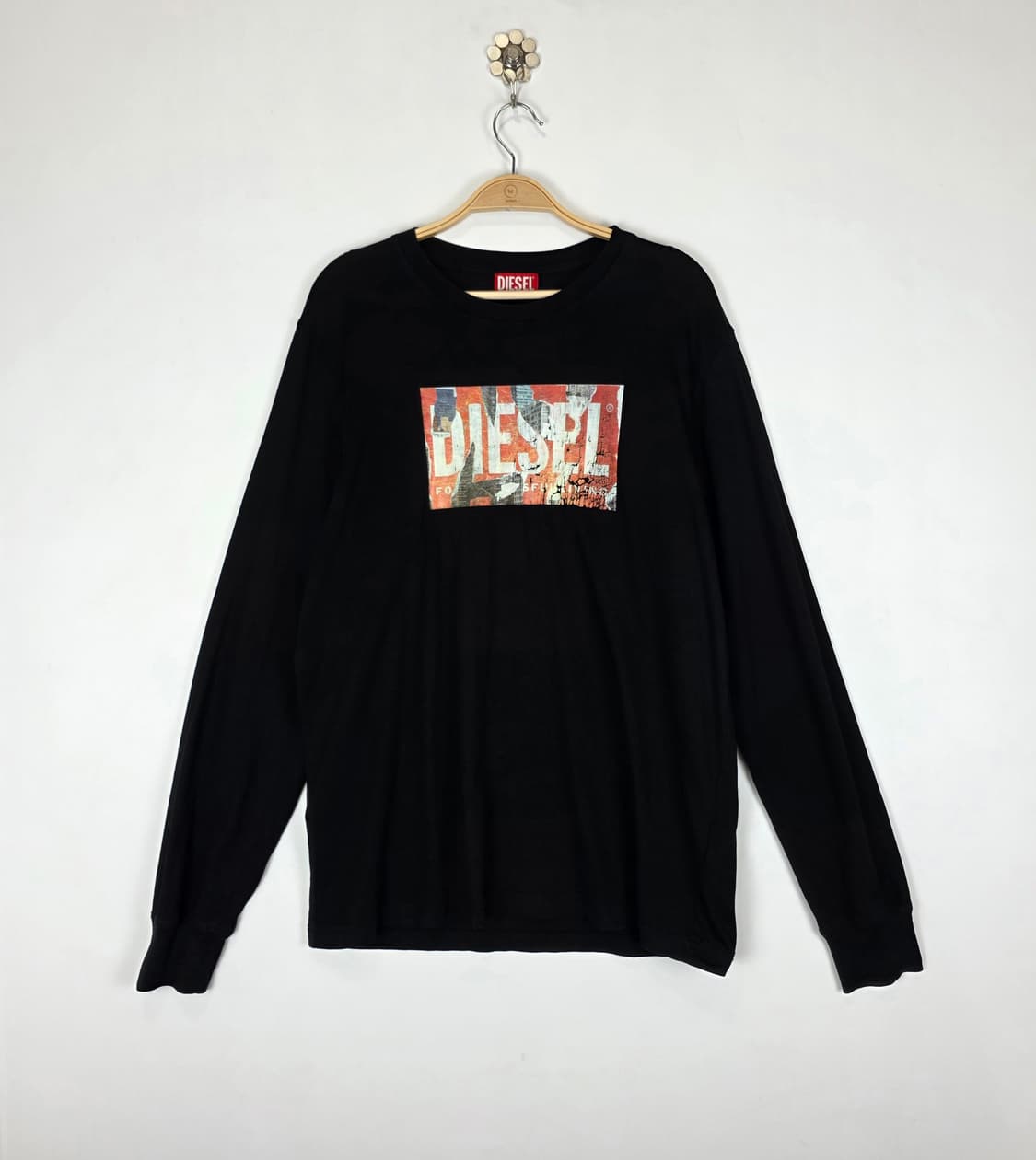 Diesel 그래픽 로고 롱 슬리브 상품이미지1