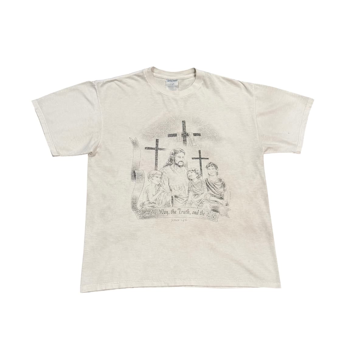 빈티지 00s Jesus 지저스 티셔츠 상품이미지1