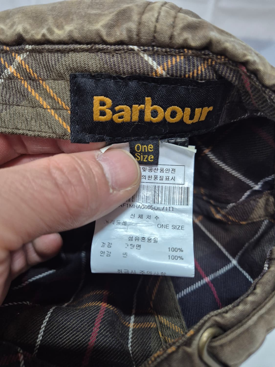 바버 왁스 볼캡 상품이미지3