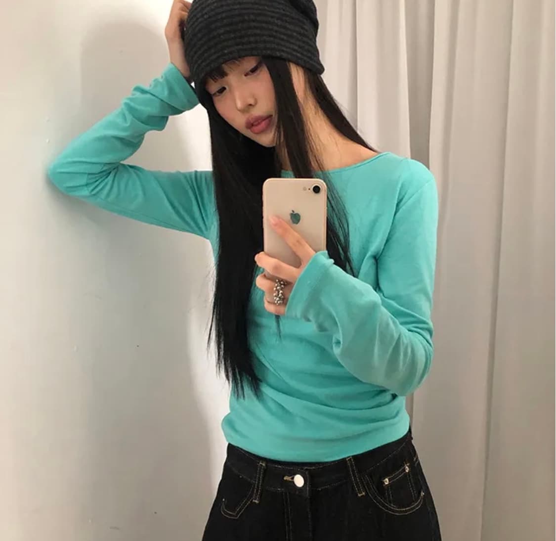 원더원더 민트 티셔츠 상품이미지1