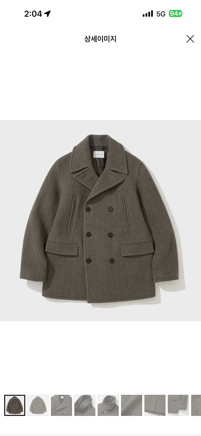 25fw 셔터 피코트 s 상품이미지1