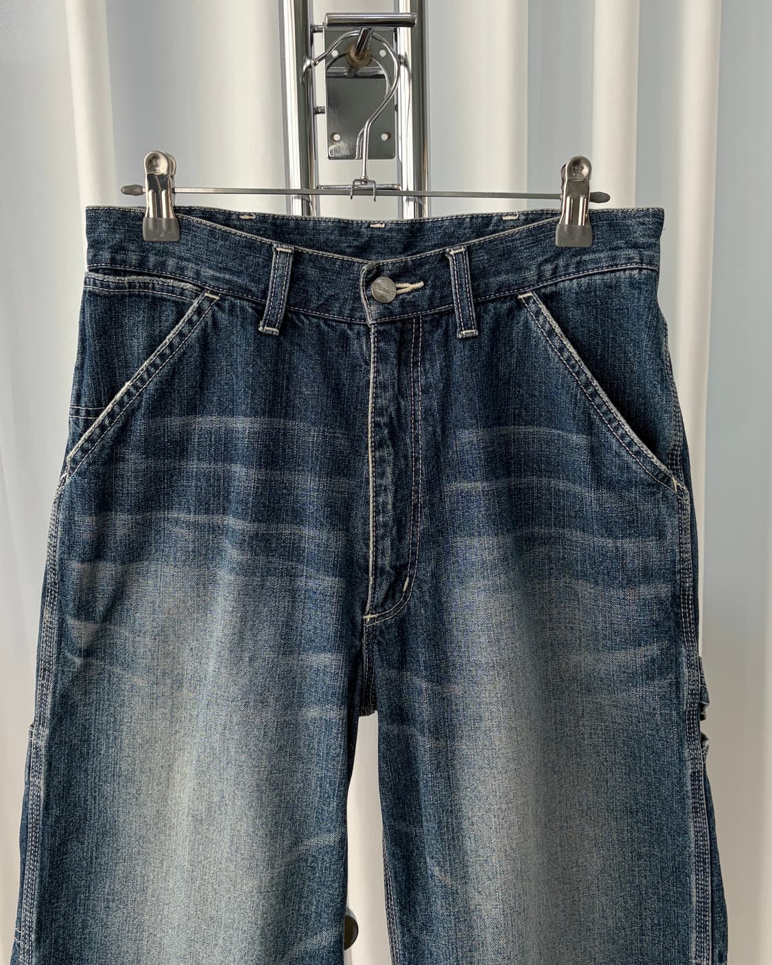 [28인치]칼하트 JPN 카펜터 버뮤다 데님 팬츠 상품이미지3