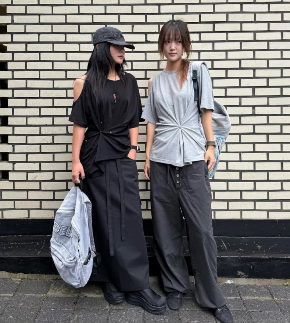 DEINET 다이닛 로고 데님 백팩 가방 (새상품) 상품이미지6