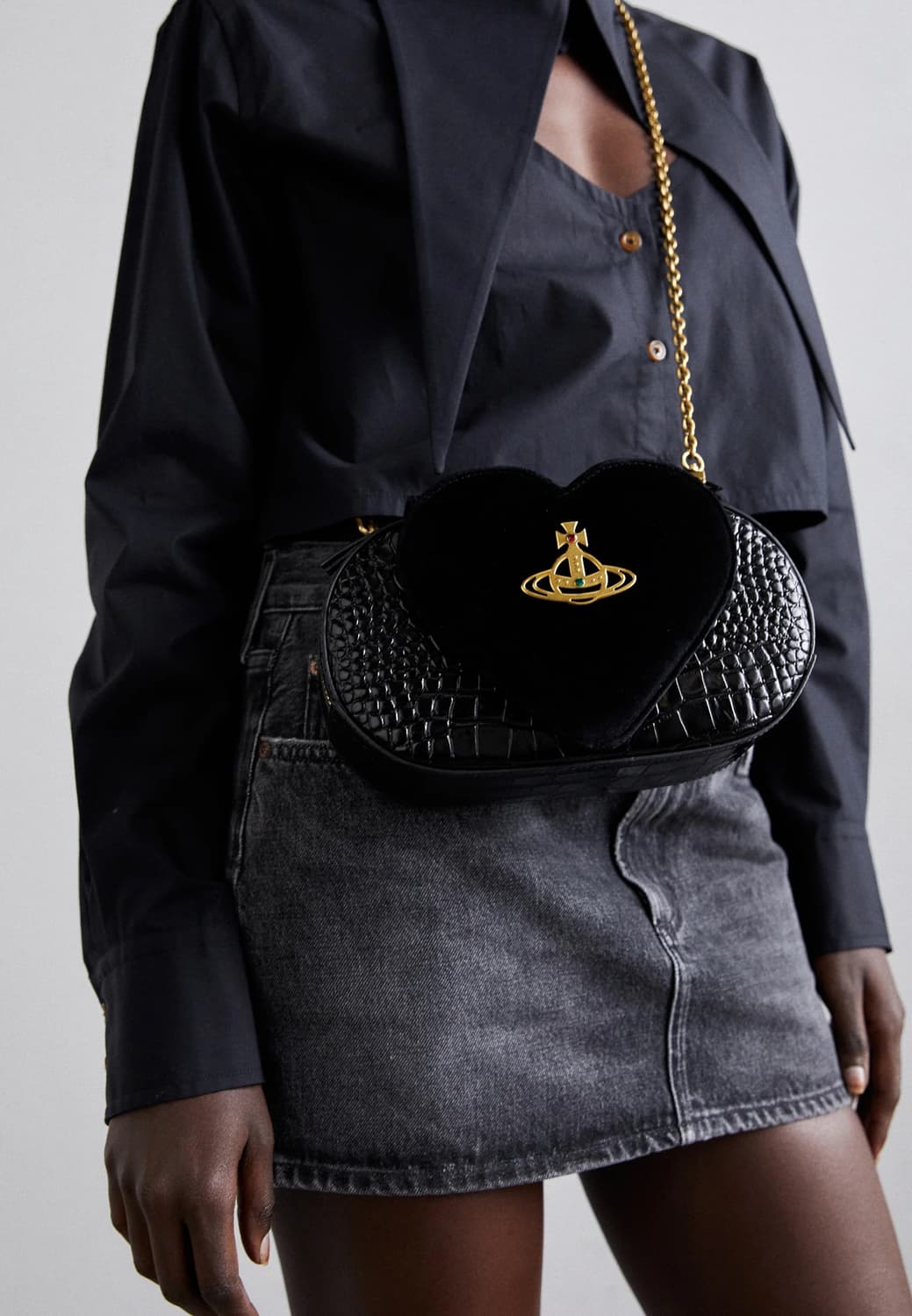 비비안웨스트우드 JONNY HEART FLAP CROSSBODY 상품이미지2