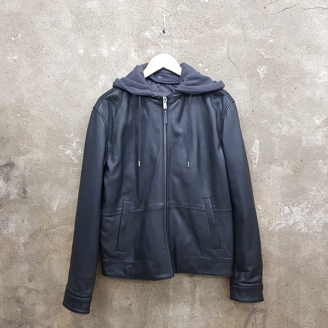 파렌하이트 양가죽 후드 자켓 L 사이즈 상품이미지4