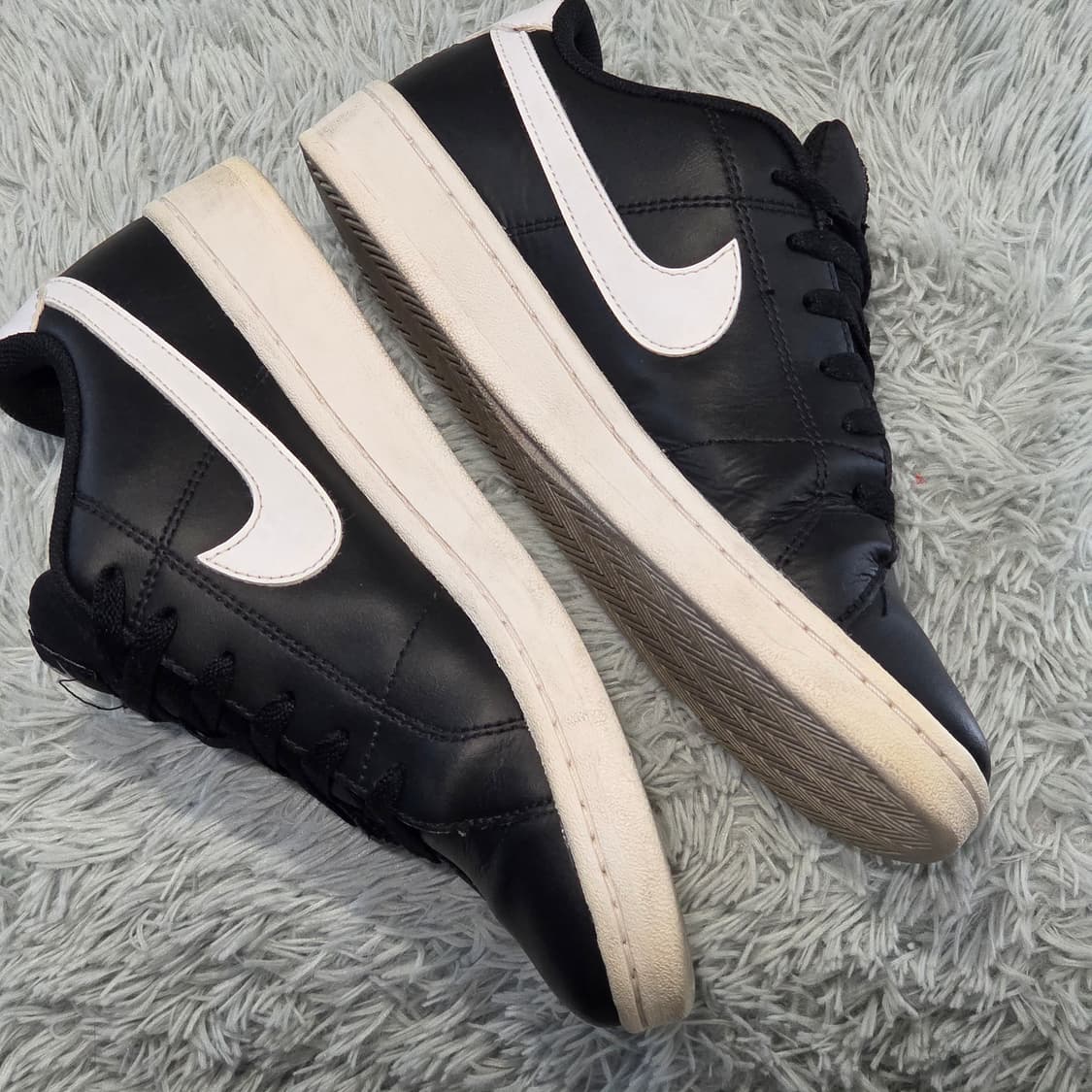 8q-17:나이키 코트 로얄 블랙 화이트 (25cm 상품이미지6