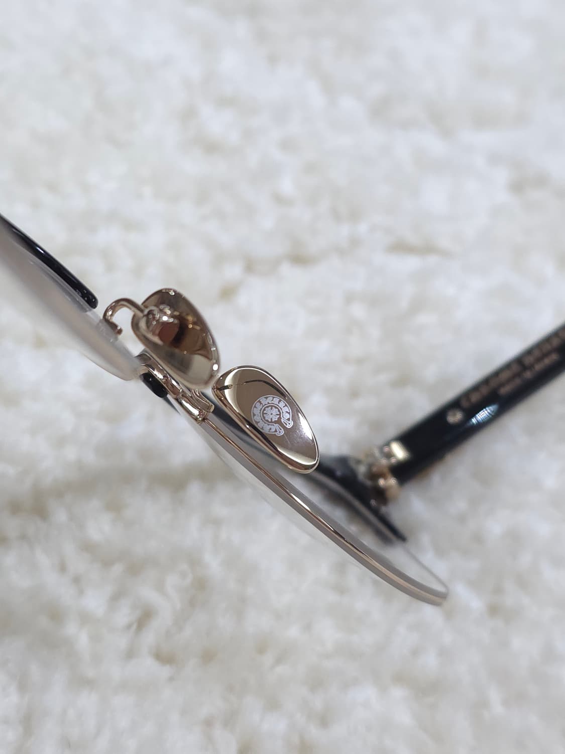 [OS] 크롬하츠 에바질리스트 안경 블랙 골드 상품이미지10