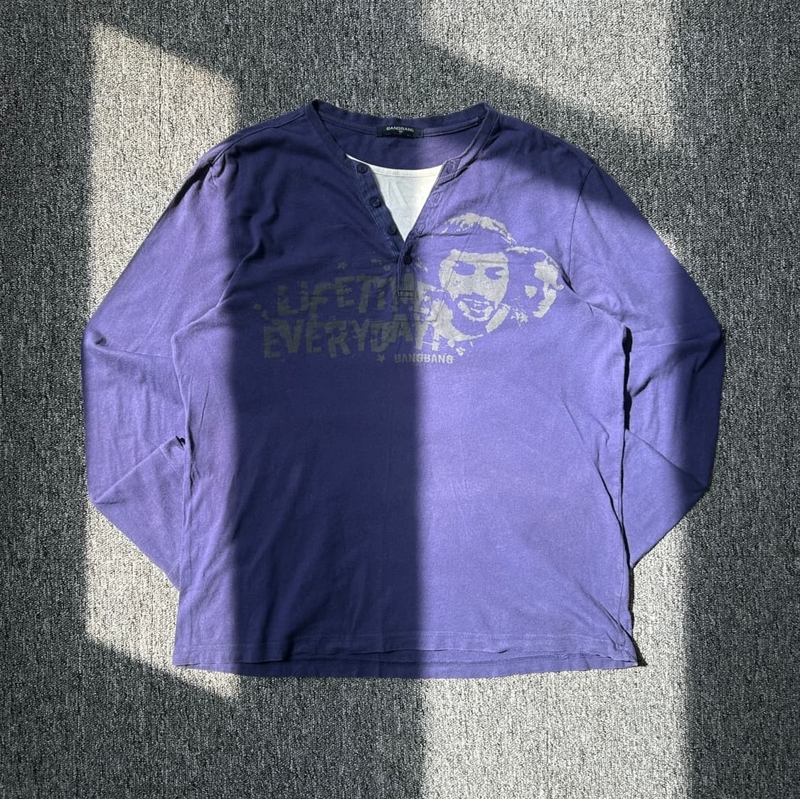 뱅뱅 헨리넥 레이어드 긴팔 슬리브  상품이미지1