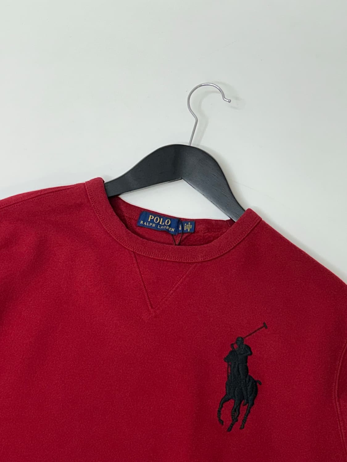 Polo 폴로 랄프로렌 빅포니 레드 컬러 맨투맨 상품이미지1