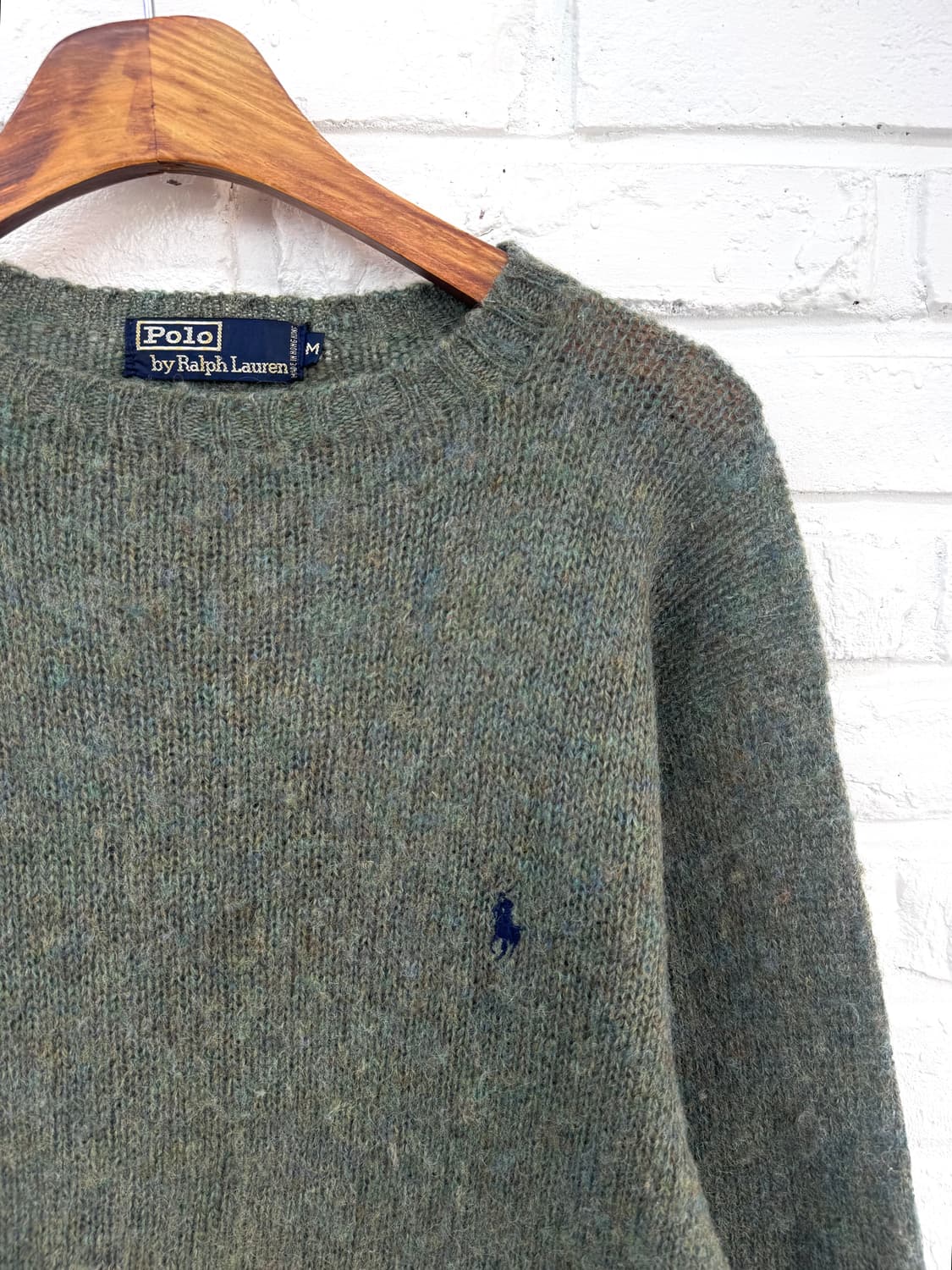 폴로 그린 울 니트 상품이미지4