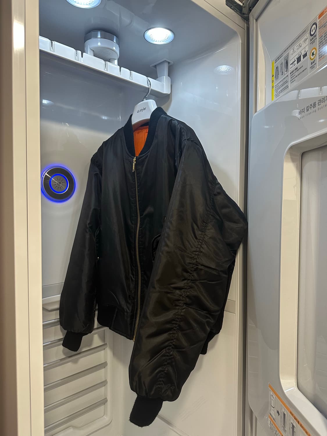 로스코 MA-1 블랙 S~M 사이즈 상품이미지4