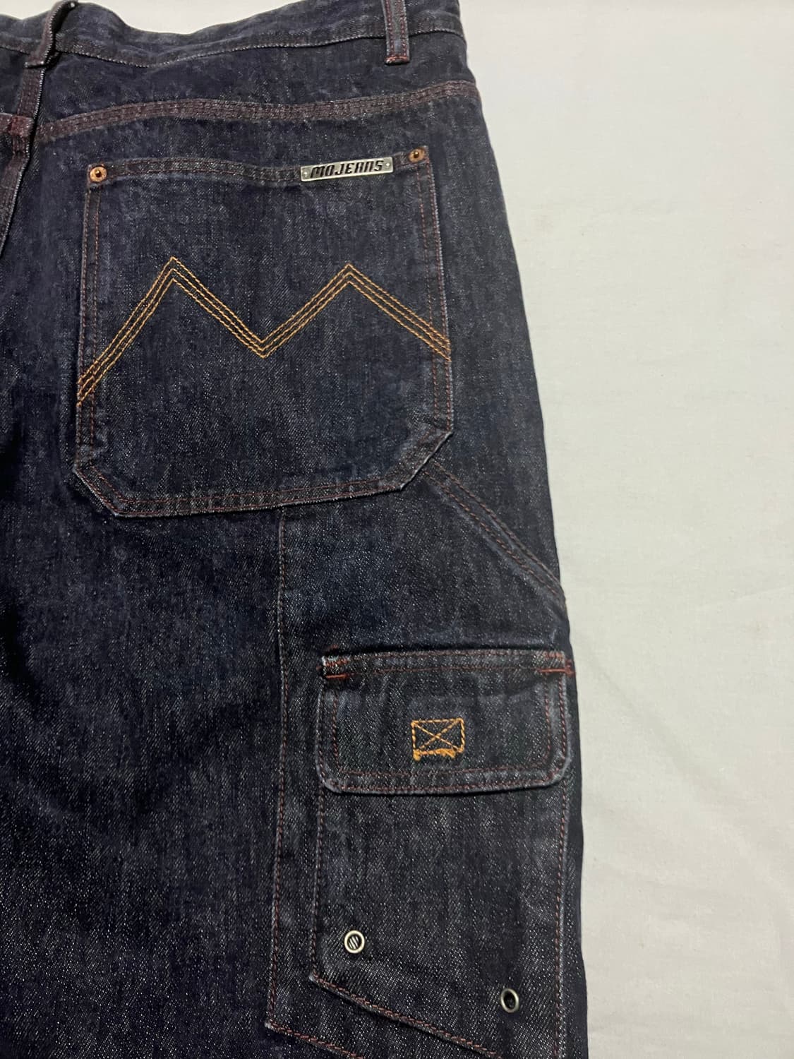 MOJEANS 슈퍼 배기 와이드 카펜터 데님팬츠 상품이미지2