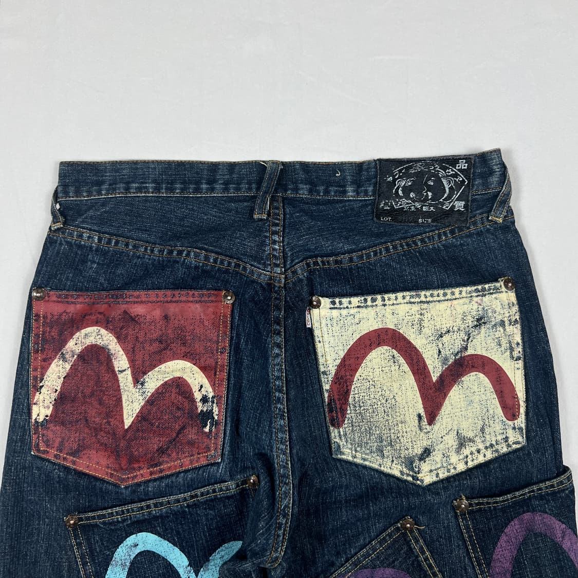 에비수 evisu 멀티컬러 포켓 데님팬츠 청바지 상품이미지7