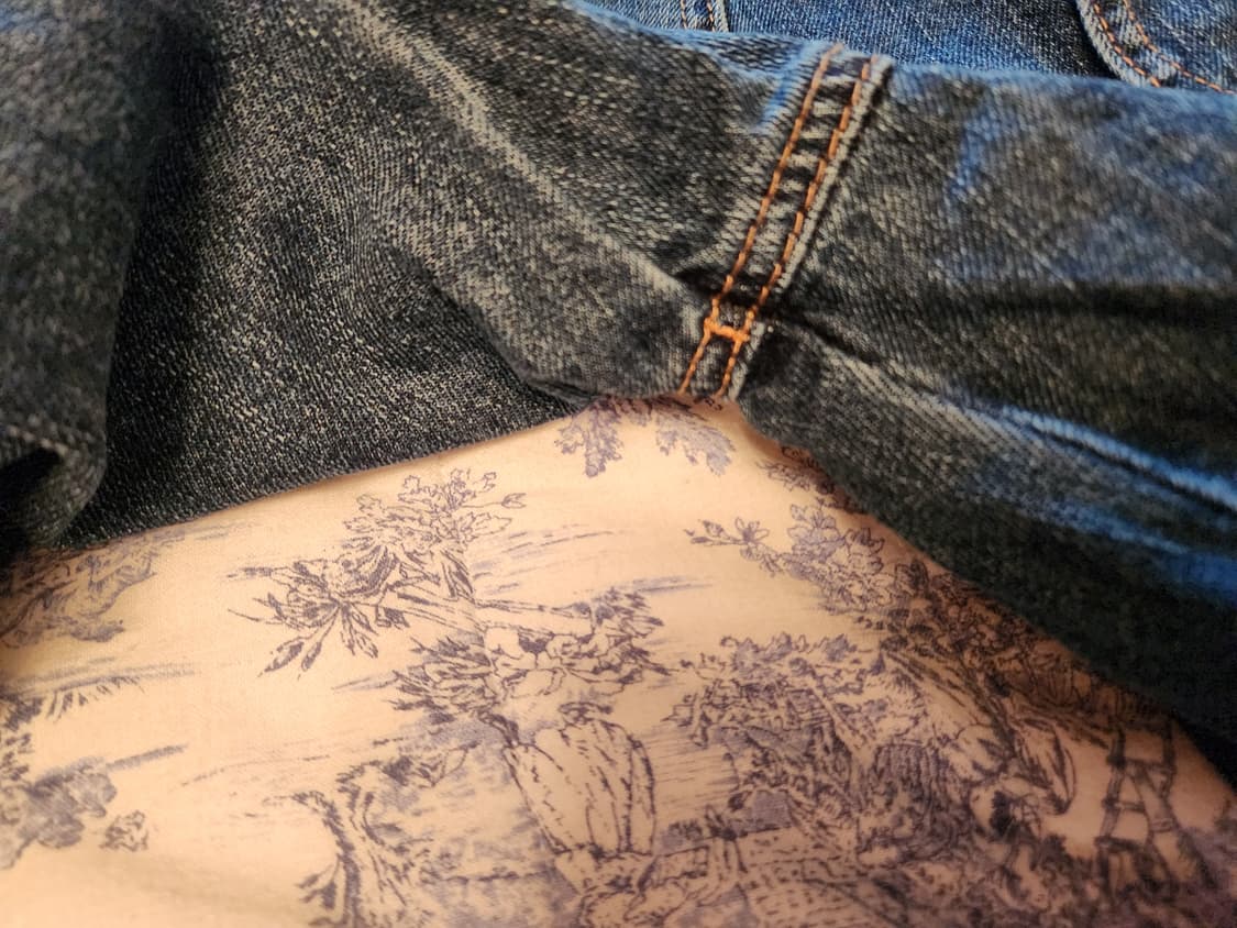 맥우드건 원턱릴렉스핏 데님 상품이미지3