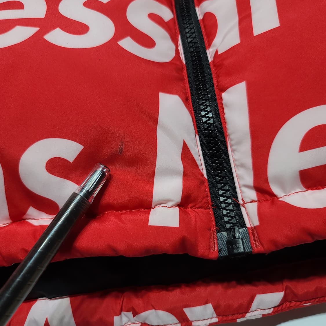 15fw 슈프림 노스페이스 레터링 눕시[XL] 상품이미지5