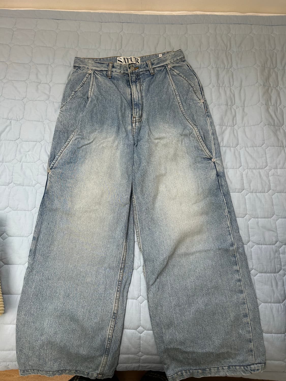 세터 비날레스 레트로 워시드 데님 뉴트로 블루  상품이미지2