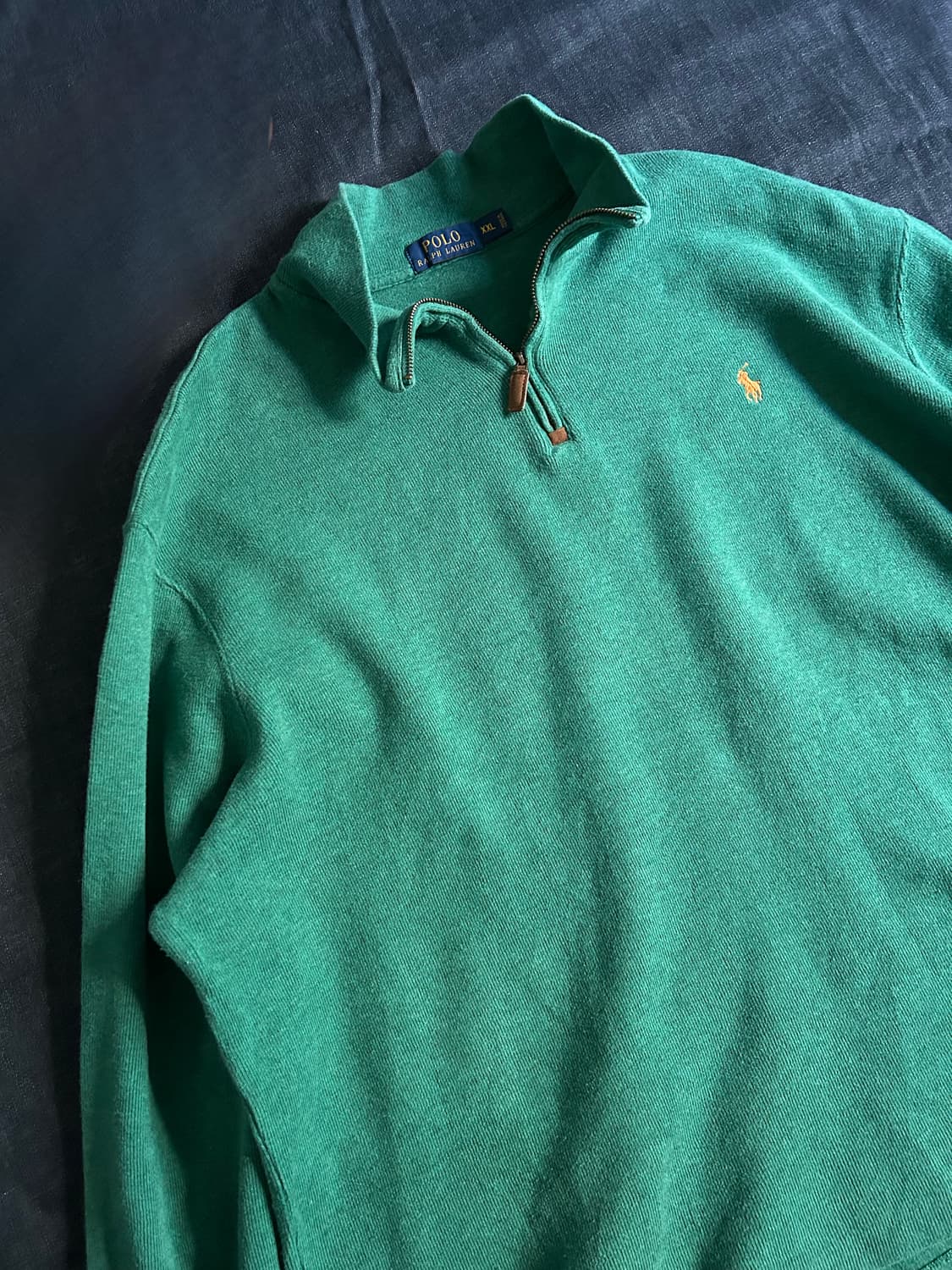 폴로랄프로렌 1/4 쿼터 집업 코튼 니트 상품이미지2