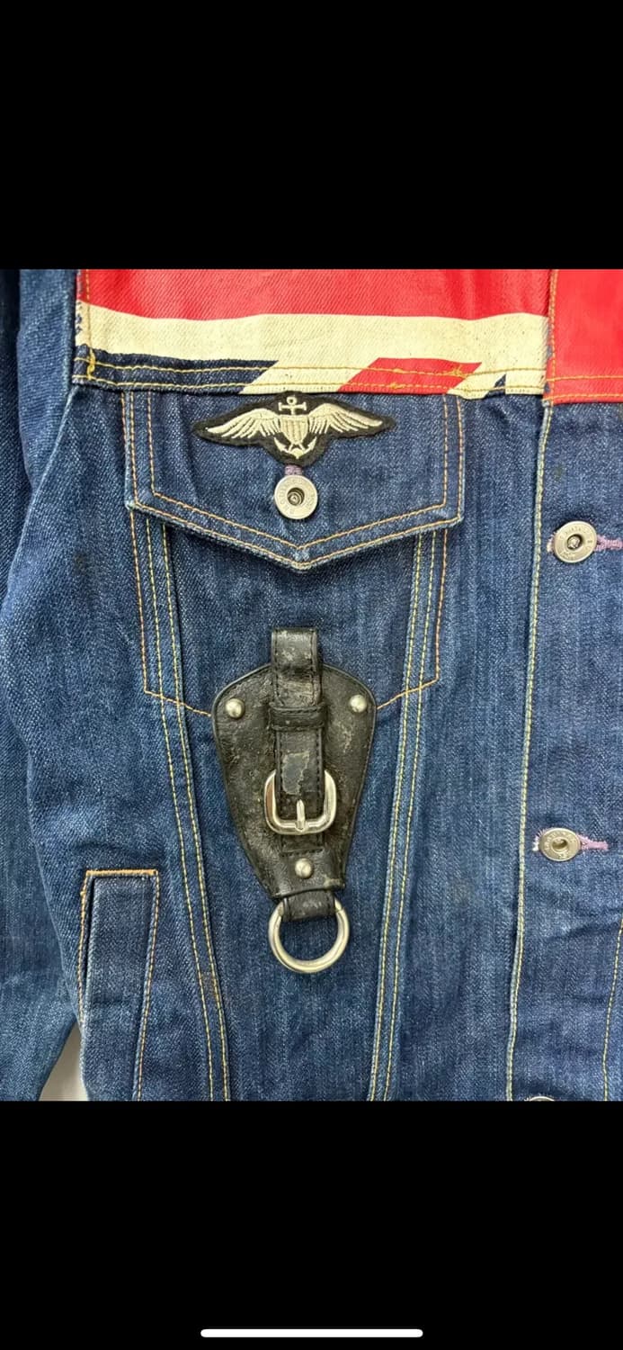 에스크 패치워크 디테일 y2k데님자켓 H1301 상품이미지3