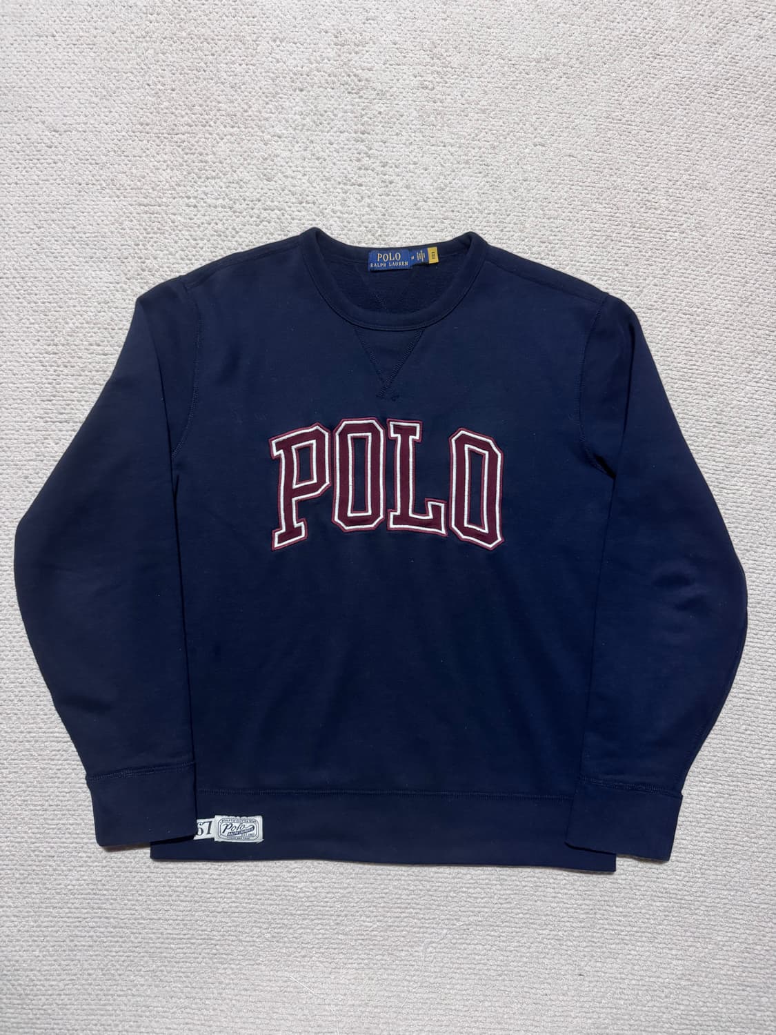 폴로 랄프로렌 자수 스웻셔츠 네이비 M 상품이미지1
