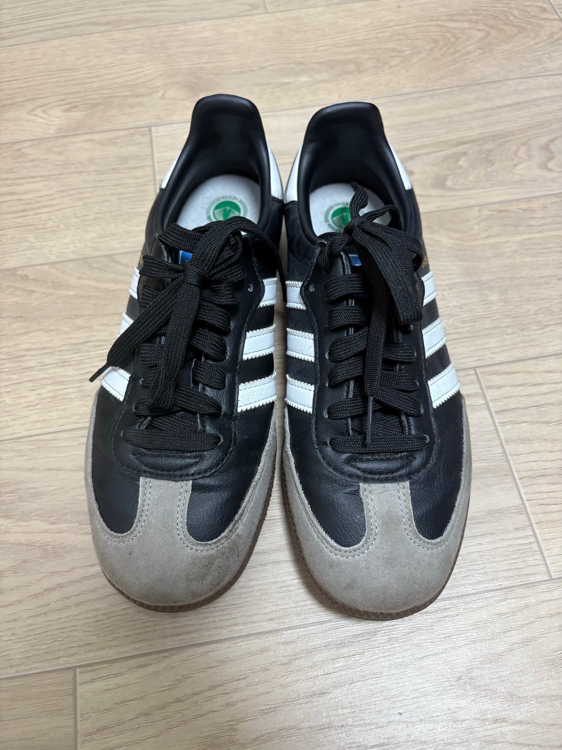 Adidas Samba Vegan Black White 아디다스 삼바 상품이미지2