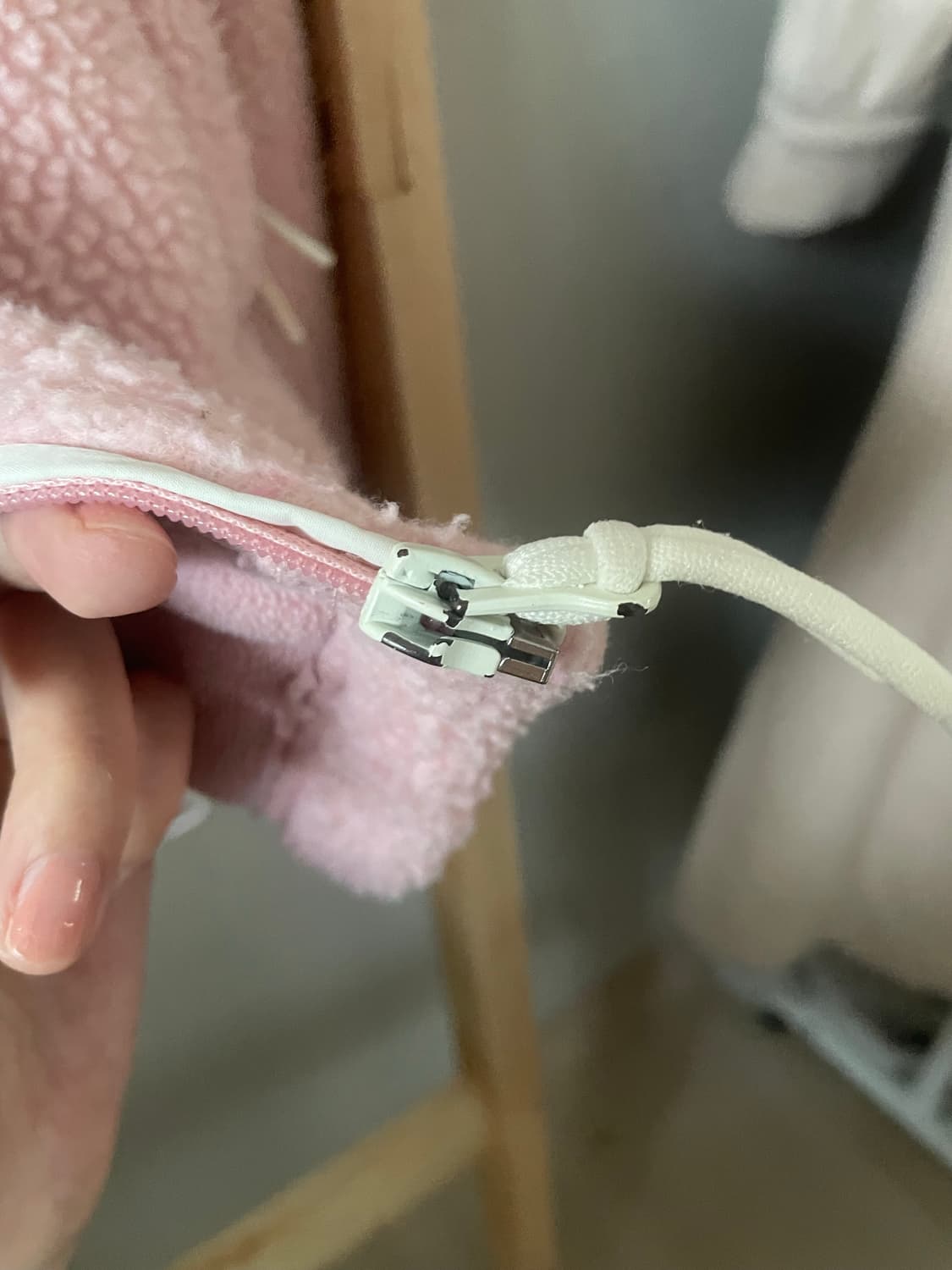 뉴발란스 핑크 뽀글이 자켓 상품이미지6