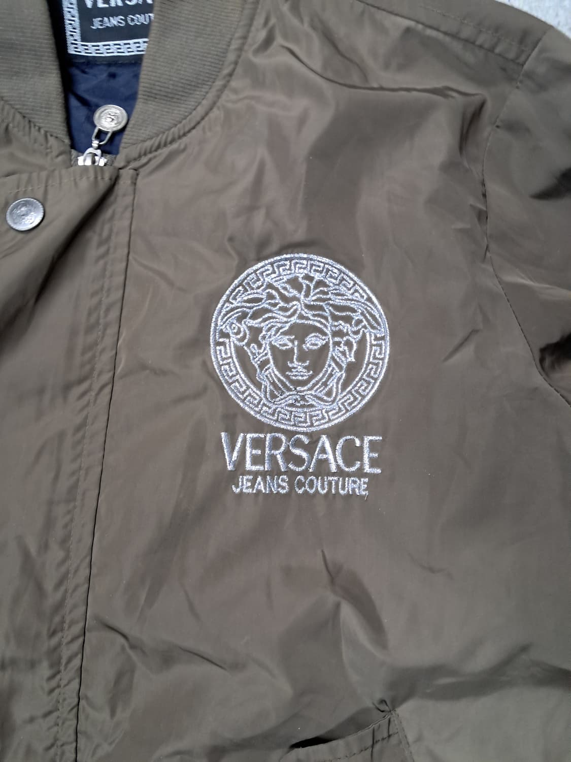 1990s 베르사체 진스꾸뛰르 메두사 나일론 집업 상품이미지2