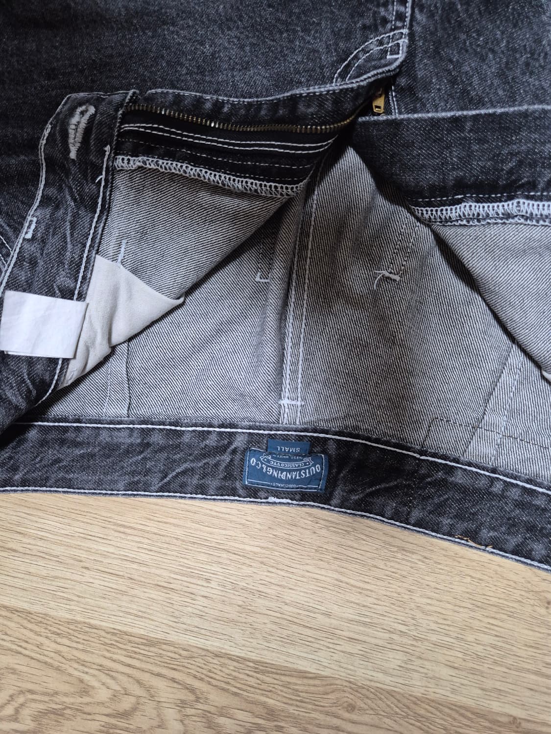 아웃스탠딩 블랙 카펜터 데님 32 상품이미지2