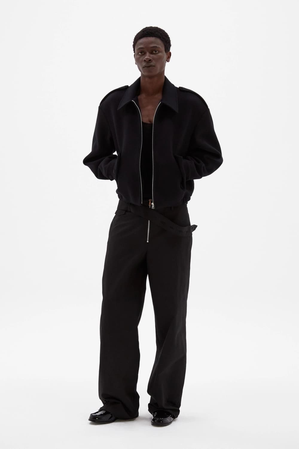 2)타일레 CARMEN BUTTON BELTED MOTO PANTS 상품이미지3