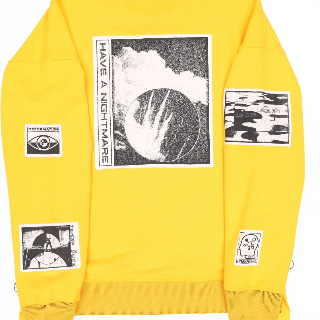 [95] 지오송지오 사이드지퍼 패치 긴팔 맨투맨 티셔츠 N6884 상품이미지3