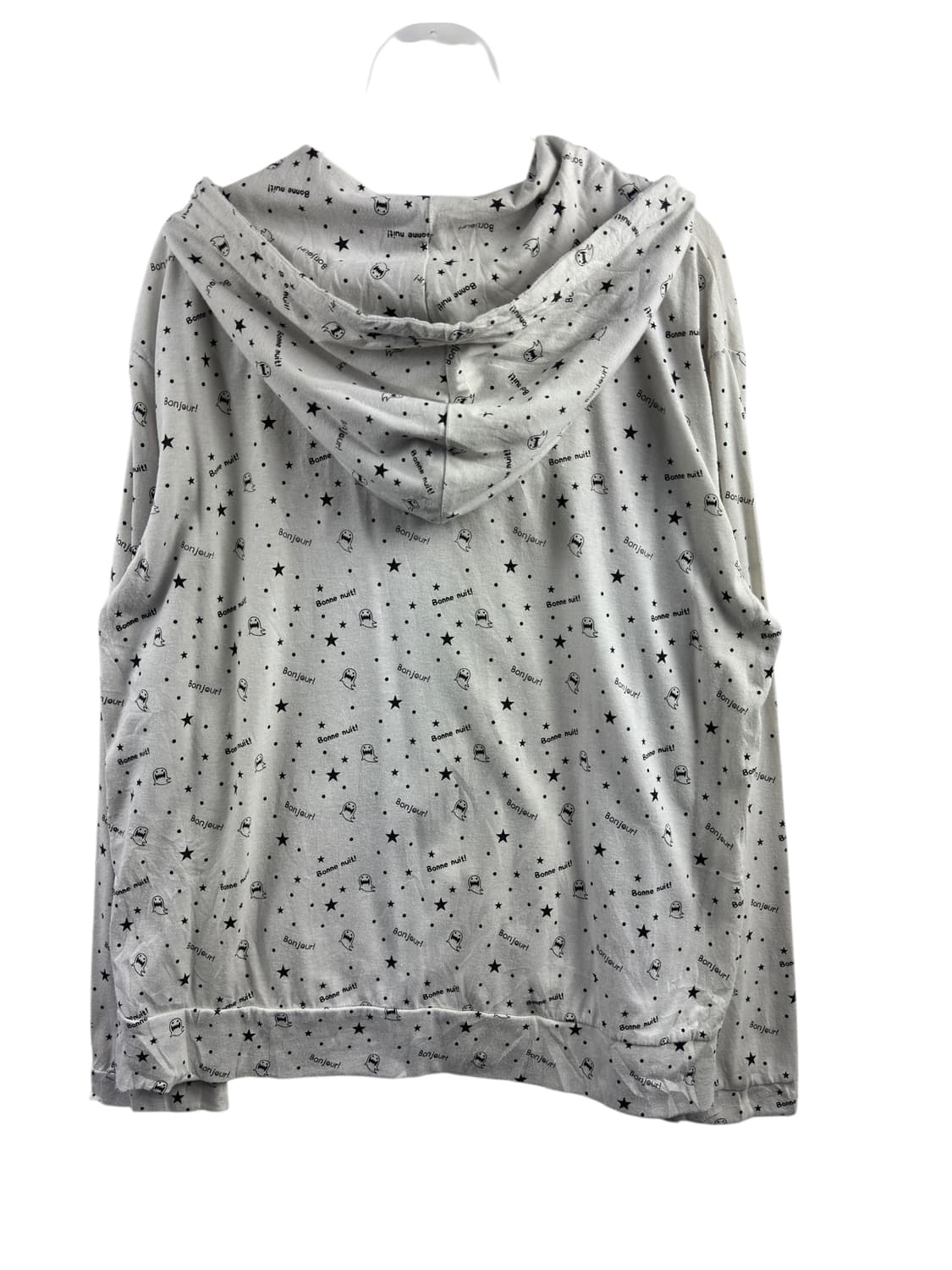 JPN 고스트 도트 후드집업1506 상품이미지2