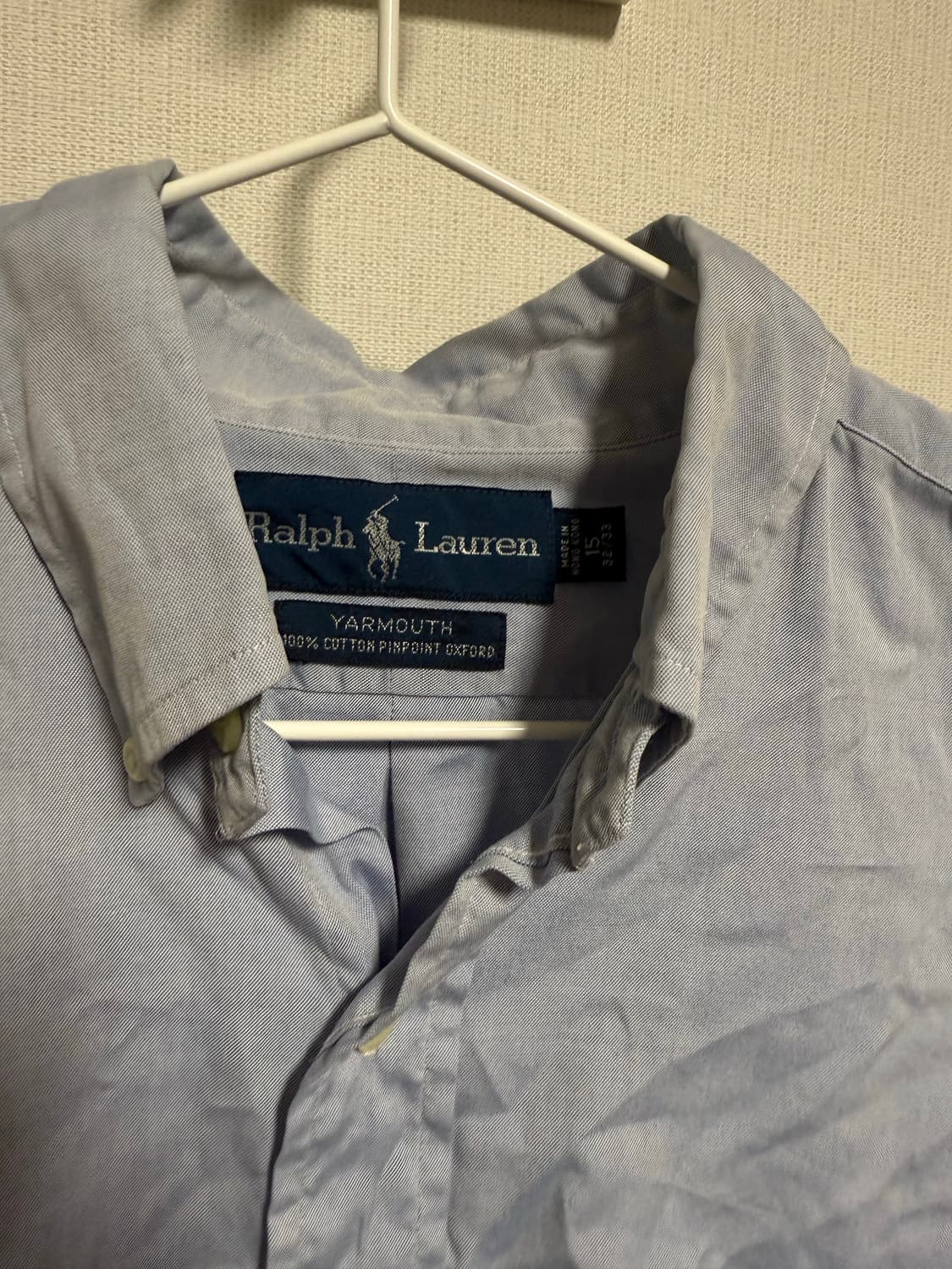 폴로 랄프로렌 블루 옥스포드 셔츠 상품이미지3