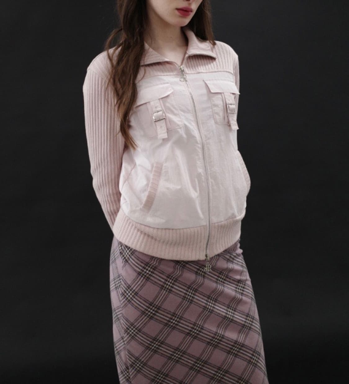 드라이로즈 투웨이 니트 자켓 상품이미지2